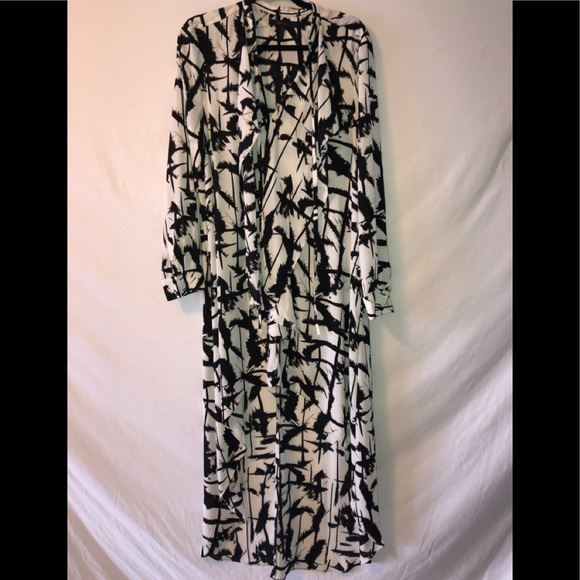 BCBGMAXAZRIA long sleeve asymmetric tunic dress - Picture 1 of 3